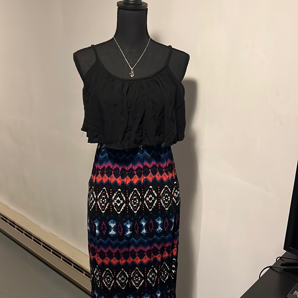 Multi print dress